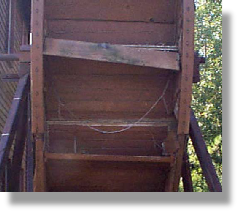 Broken Wooden Waterwheel