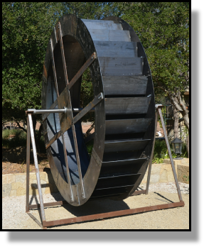 6ft DIY Metal Waterwheel